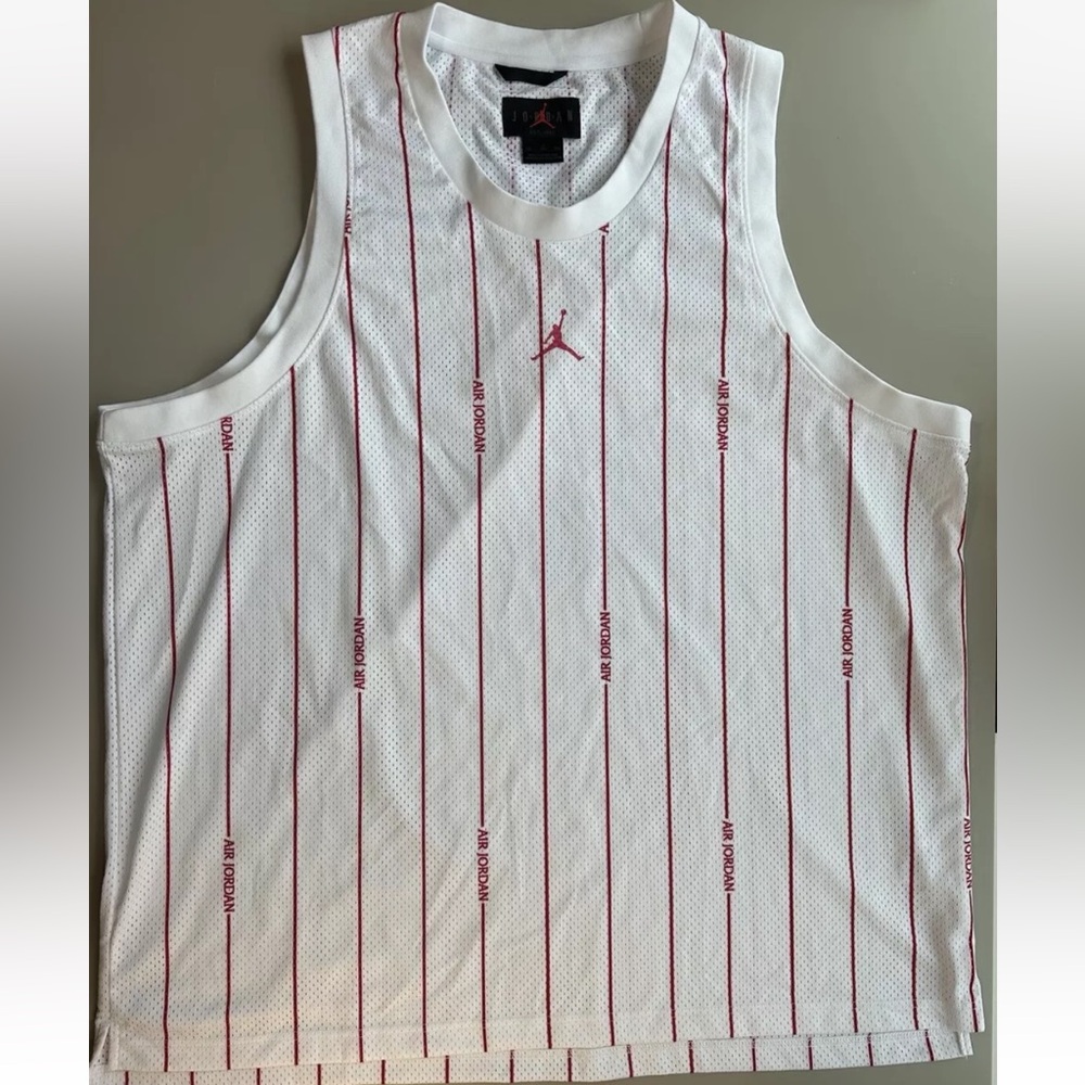 Michael Jordan White Jersey Men Jumpman Air Nike Basketball #23 2XL‎